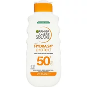 Garnier Mleko za sončenje SPF 50 Ambre Solaire Hydra 24h Protect (Very High Protection Milk) 175 ml