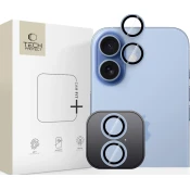 Zaščitno kaljeno steklo TECH-PROTECT CAMRING FIT+ Zaščita kamere iPhone 17 Mist Blue (5906302334049)