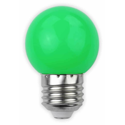 LED sijalka E27 G45 1W DECOR zelena
