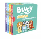 Bluey. Libro juguete - Bluey y sus amigos. Pequena biblioteca (edición en espano