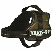 Pasja oprtnica Julius K9 power - kamuflažna, S/40-53 cm