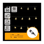 Aigostar - LED spoljni niz 50xLED/8 funkcija 8m IP44 topla bela