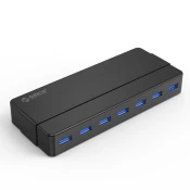 Orico Razdelilnik H7928-U3-V1 7x USB-A - črn