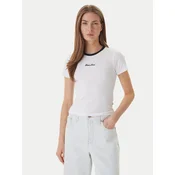Guess Jeans Majica W6GPA9 KF641 Bela Slim Fit