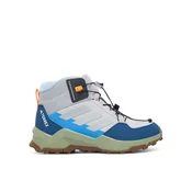 adidas Trekking Terrex Ax4R Mid Hiking Shoes Kids KI5811 Siva