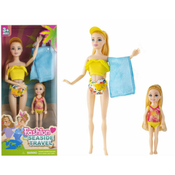 HK Mini lutka mama i devojcica, dan na moru