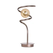 ONLI - Stona lampa FRIDA 1xG9/10W/230V 42 cm bakarna