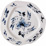 Jedilni krožnik DIESEL CLASSICS ON ACID ENGLISH DELFT 28 cm, bel, porcelan, Seletti