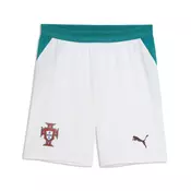 PUMA Portugal 2026 Shorts Men, Football, White/Green Lagoon, XL