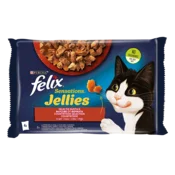 FELIX Žele za macke sa govedinom i piletinom Sensation 85g 4/1