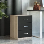 Aberto Design Fiokar 44,5x61,8x46,6cm Hrast-Crni