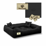 prestižna postelja za psa, mačko 60x50/75x65 črna