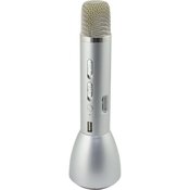 KSIX Sing & Go prijenosni karaoke za smartphone uredaje srebrni