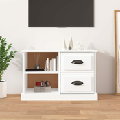 TV ormaric sjajni bijeli 73x35,5x47,5 cm od konstruiranog drva