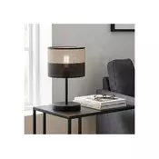 Stona lampa KARBON 1xE27/15W/230V crna/siva