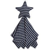 aden+anais® svilnato meka tješilica snuggle knit navy stripe