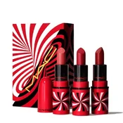 MAC Cosmetics Tiny Tricks Mini Lipstick Trio Hypnotizing Holiday set šmink Neutral (3 kos) odtenek