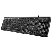 GENIUS SlimStar 820 Wireless USB US crna tastatura