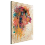 artgeist Slika Na Platnu Watercolor Lion