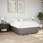 vidaXL vidaXL Posteljni okvir brez vzmetnice taupe 160x200 cm blago, (21304473)