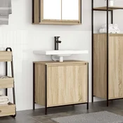 Ormaric za umivaonik u kupaonici, hrast Sonoma, 60x34,5x60 cm