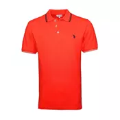 U.S. POLO ASSN. Majica Barney temno modra/svetlo siva/živo rdeča