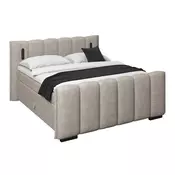 Premium Living Postelja Boxspring Elysia, Naravna Barva, 160x200
