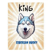 shumee KROŽNIK KRALJEVSKI HUSKY - 20x28 cm