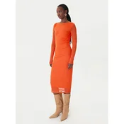 Patrizia Pepe Cocktail obleka 8A1604/J376-R877 Oranžna Regular Fit