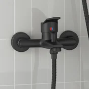 vidaXL Tuš Miješalica Crna G 1 / 2 inča