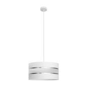 Luster na sajli HELEN 1xE27/60W/230V pr. 40 cm bijela