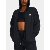Under Armour Pulover UA Rival Terry OS FZ Hooded-BLK S