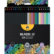 Olovke u boji Adel BlackLine - 24 boje