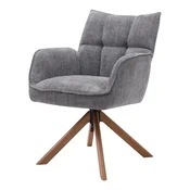 Sivi oblazinjeni jedilni stoli v kompletu 2 ks Marilla – Unique Furniture