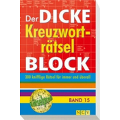 Der dicke Kreuzworträtsel-Block. Bd.15