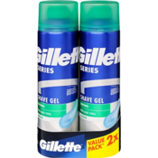 Gillette Darilni set gelov za britje za občutljivo kožo 2 x 200 ml