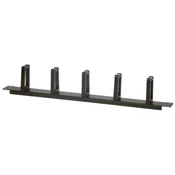 NaviaTec 1U plastic cable management with 5 rings