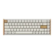 Keychron Keychron K6 HE Wireless Magnetni stikalo po meri tipkovnica/Posebna izdaja/Bela/Gateron Nebula/K6H-Q1, (5000120106)