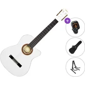 Valencia VC104TC SET 4/4 White Klasicna gitara