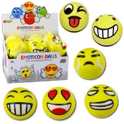 Mehka elastična žogica za igro Smiley 10cm - motiv izbiramo naključno