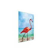 shumee STEKLENA DESKA ZA REZANJE 35x52 FLAMINGO