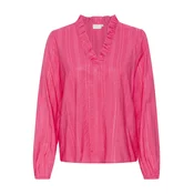 Kaffe Bluza Sanni roza/srebrna