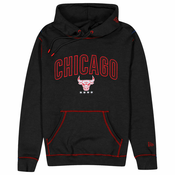 Chicago Bulls New Era City Edition 2023 Black pulover sa kapuljacom