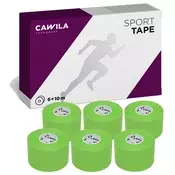 Cawila Kineziološki trak Sporttape COLOR 3,8cm x 10m 6er Set