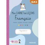 Tipi CM2 : Mon carnet de leçons de Français (2023) - Cahier de léleve