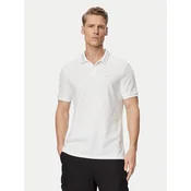 Calvin Klein Jeans Polo majica Monogram LV04RC276G Bela Slim Fit