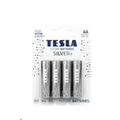 TESLA BATERIJE AA SILVER (LR06/BLISTER FOLIJA 4 KOSI)