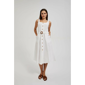Marisse Womens Dress L-Su-4366 White