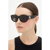Suncane naocale Balenciaga za žene, boja: crna, BB0455S