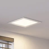 Prios LED svetilka za vgradnjo Helina, srebrna, 22 cm, 24 W, z možnostjo - Kopalnica - Sodobni - srebrna, bela - Plastika